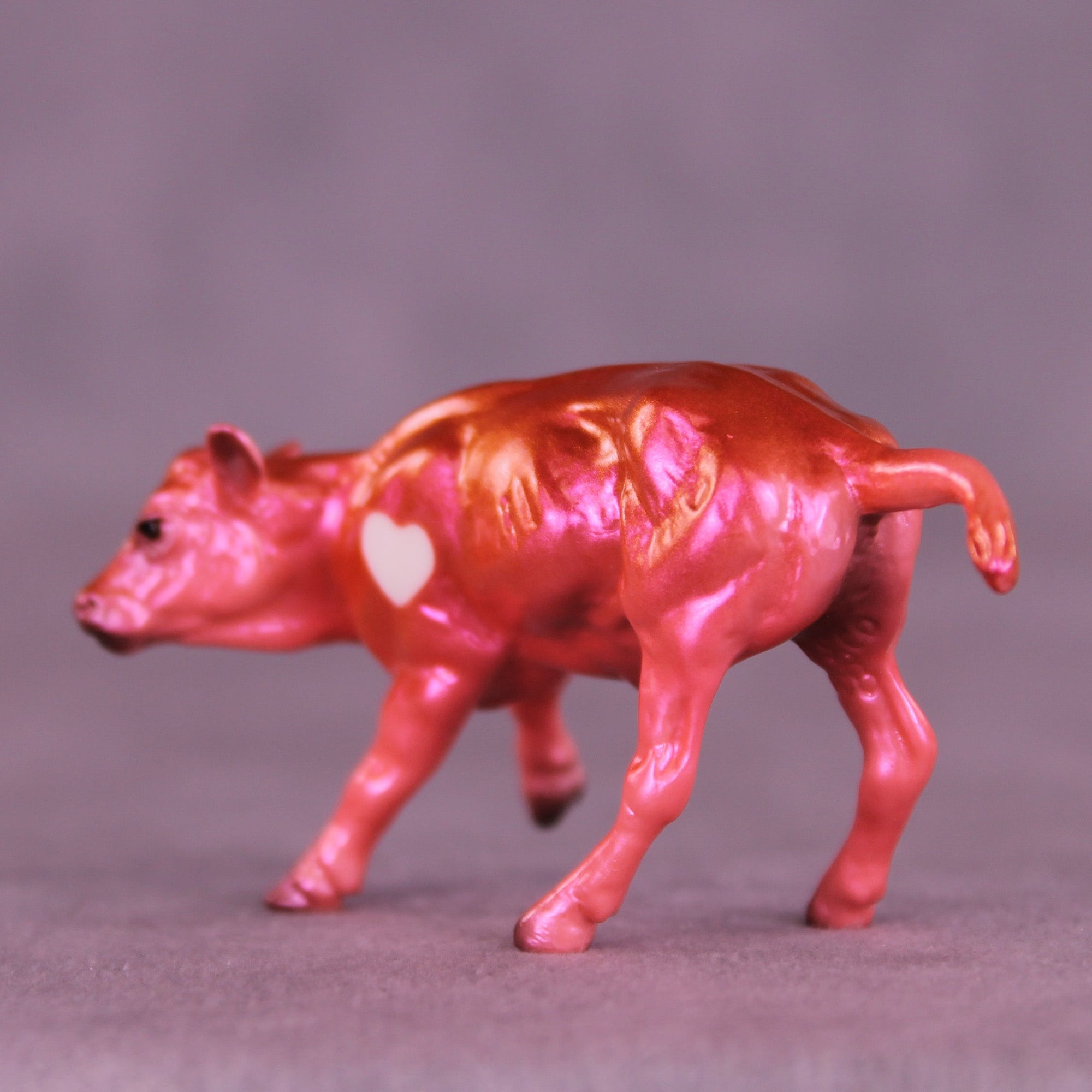 Aperol Spritz OOAK Chip Cow by Erin Corbett VV26