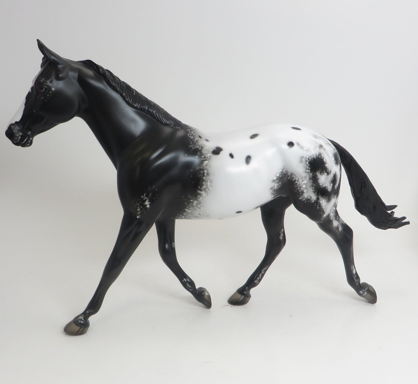 I SEE YOU - OOAK Black Appaloosa Halloween Palouse Mode Horse - 9/4