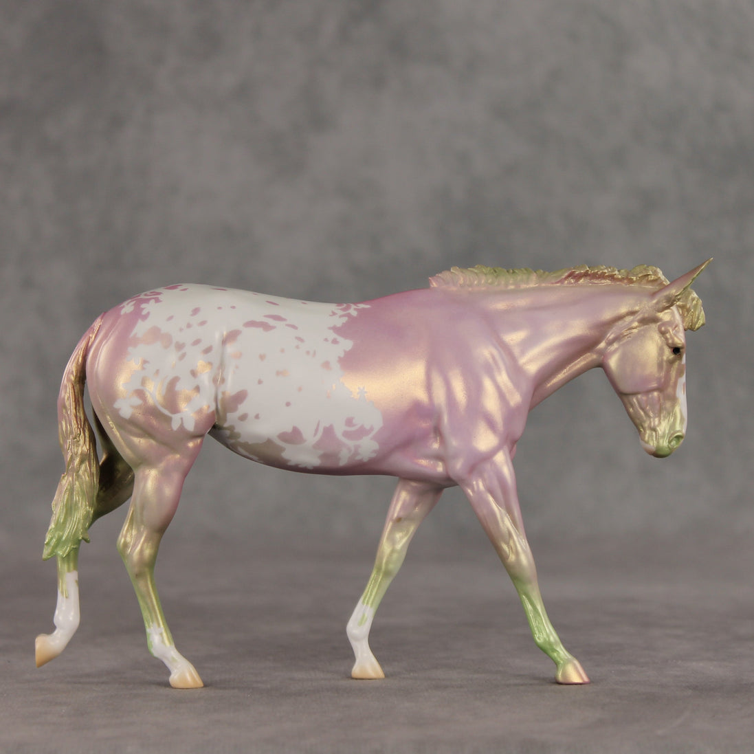 April Flowers OOAK Pebble Mule  by Jess Hamill VV26
