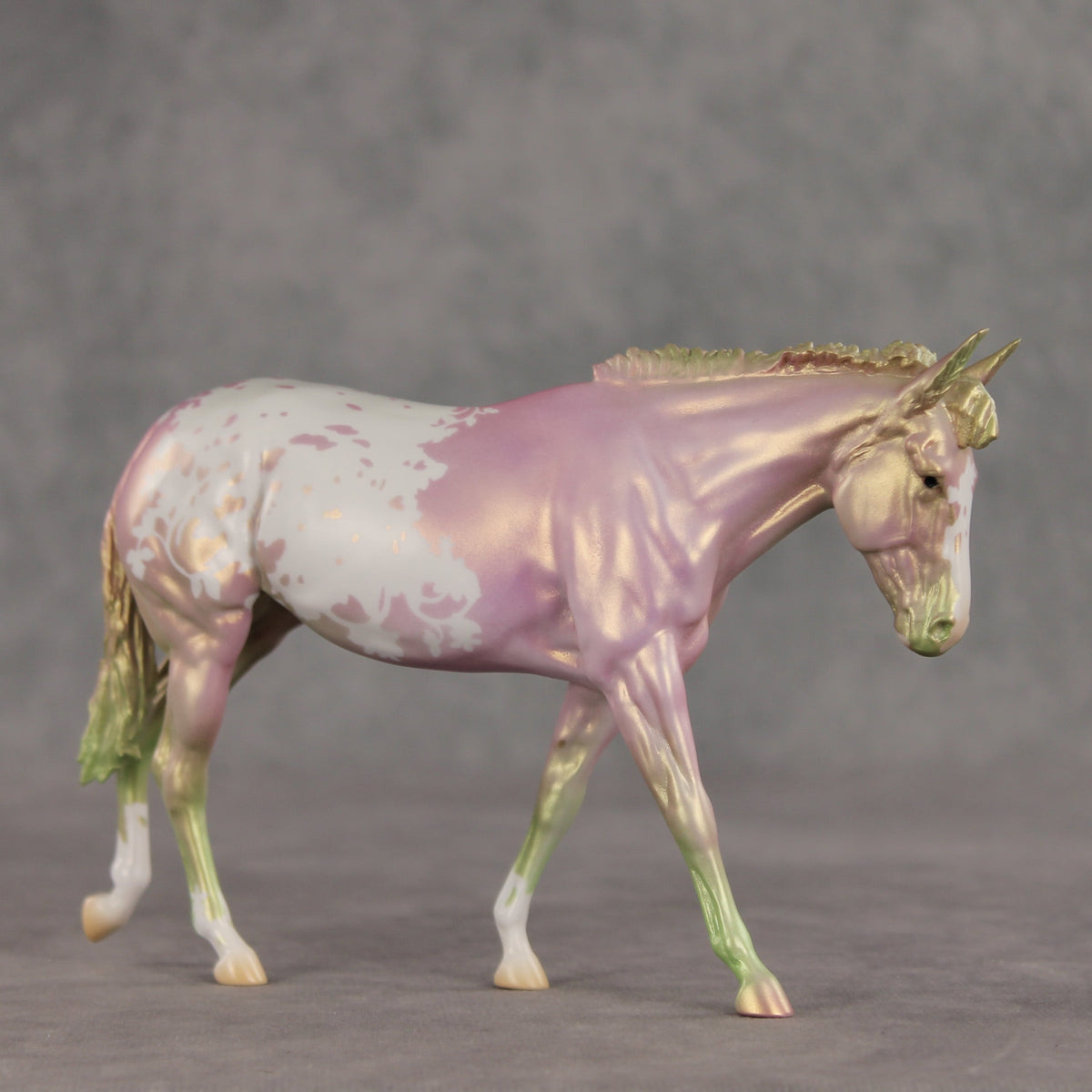April Flowers OOAK Pebble Mule  by Jess Hamill VV26