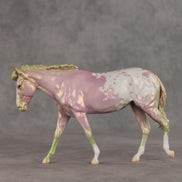 April Flowers OOAK Pebble Mule  by Jess Hamill VV26