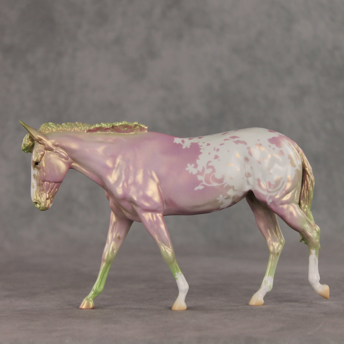 April Flowers OOAK Pebble Mule  by Jess Hamill VV26