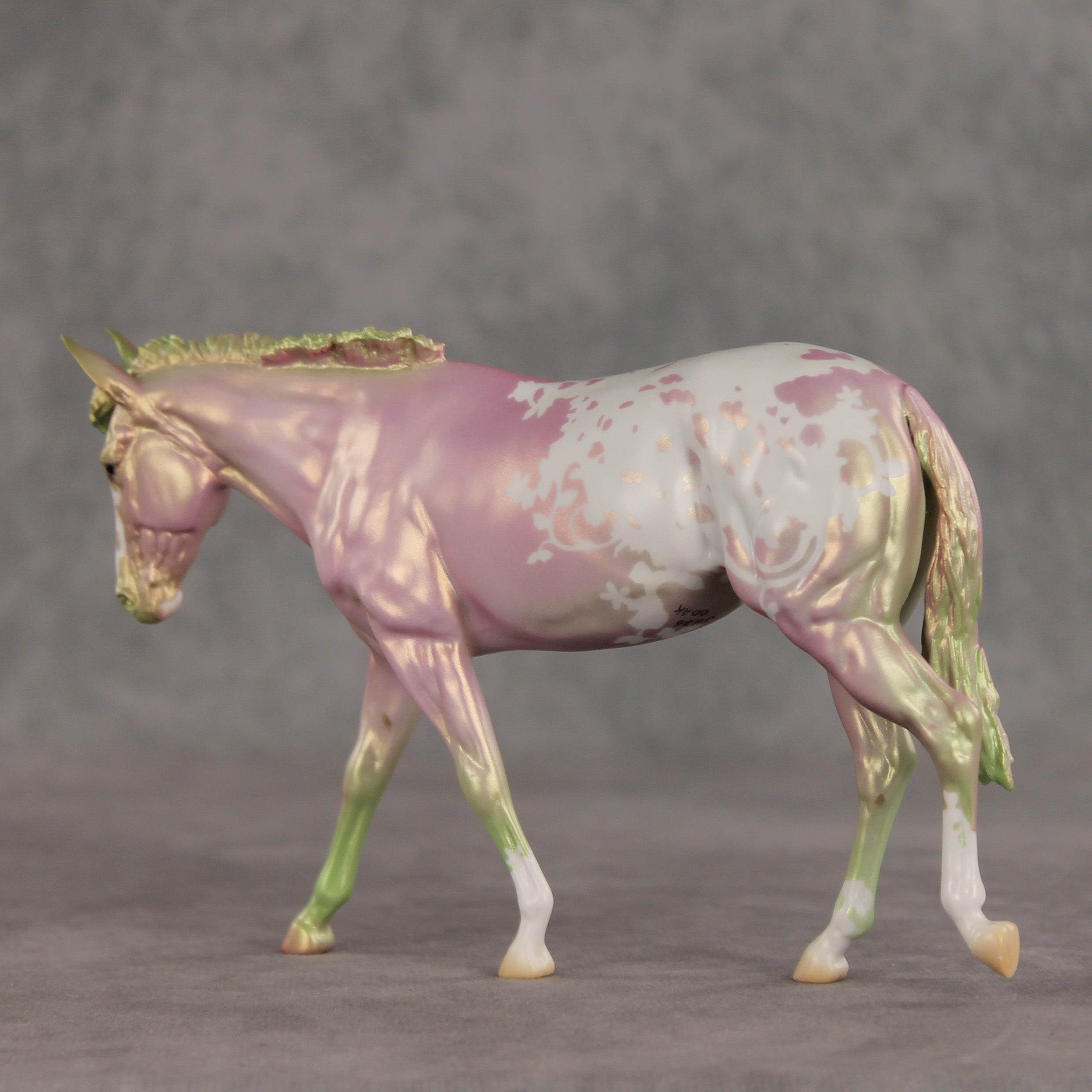 April Flowers OOAK Pebble Mule  by Jess Hamill VV26