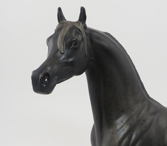 CHIP- OOAK BRINDLE ARABIAN MODEL HORSE - 9/18
