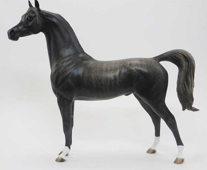 CHIP- OOAK BRINDLE ARABIAN MODEL HORSE - 9/18
