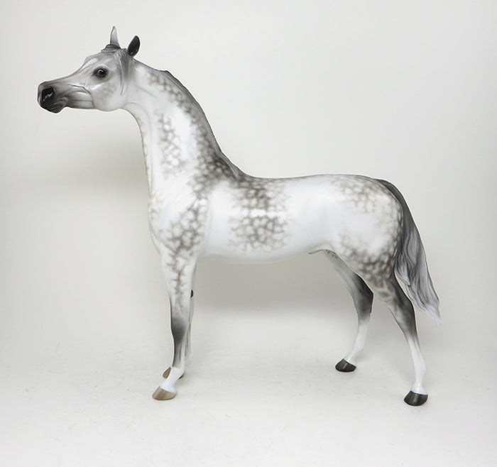 sukkar dapple grey arabian model horse 1