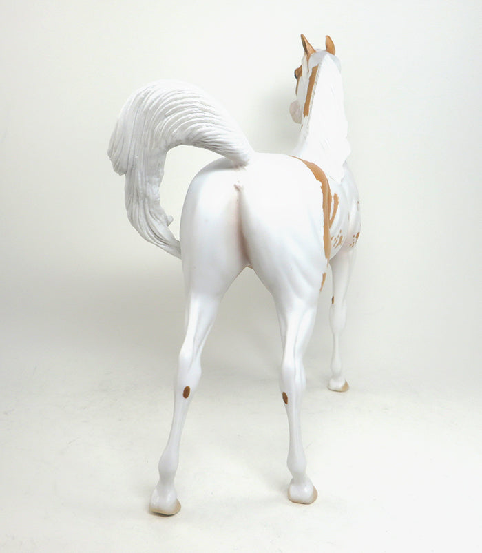 FALL FROM GRACE - OOAK PALOMINO PAINT ARABIAN MODEL HORSE - 1/22