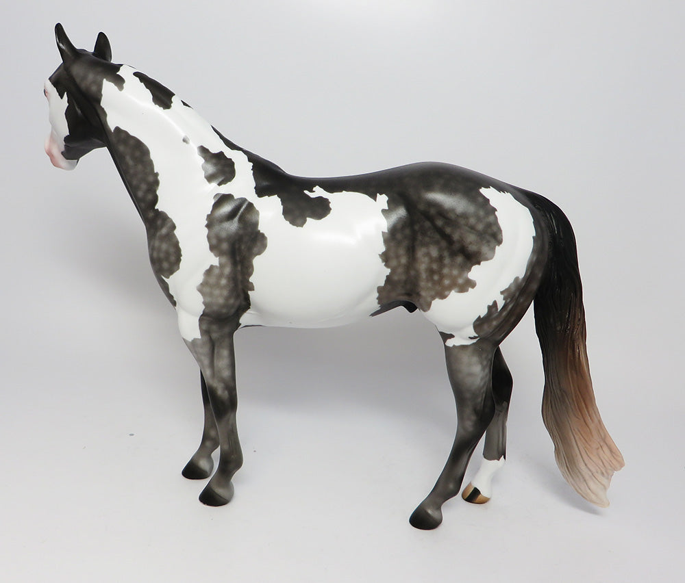 BABY FACE NELSON~OOAK DAPPLE MULBERRY GREY PAINT ISH MODEL HORSE EQ 2017