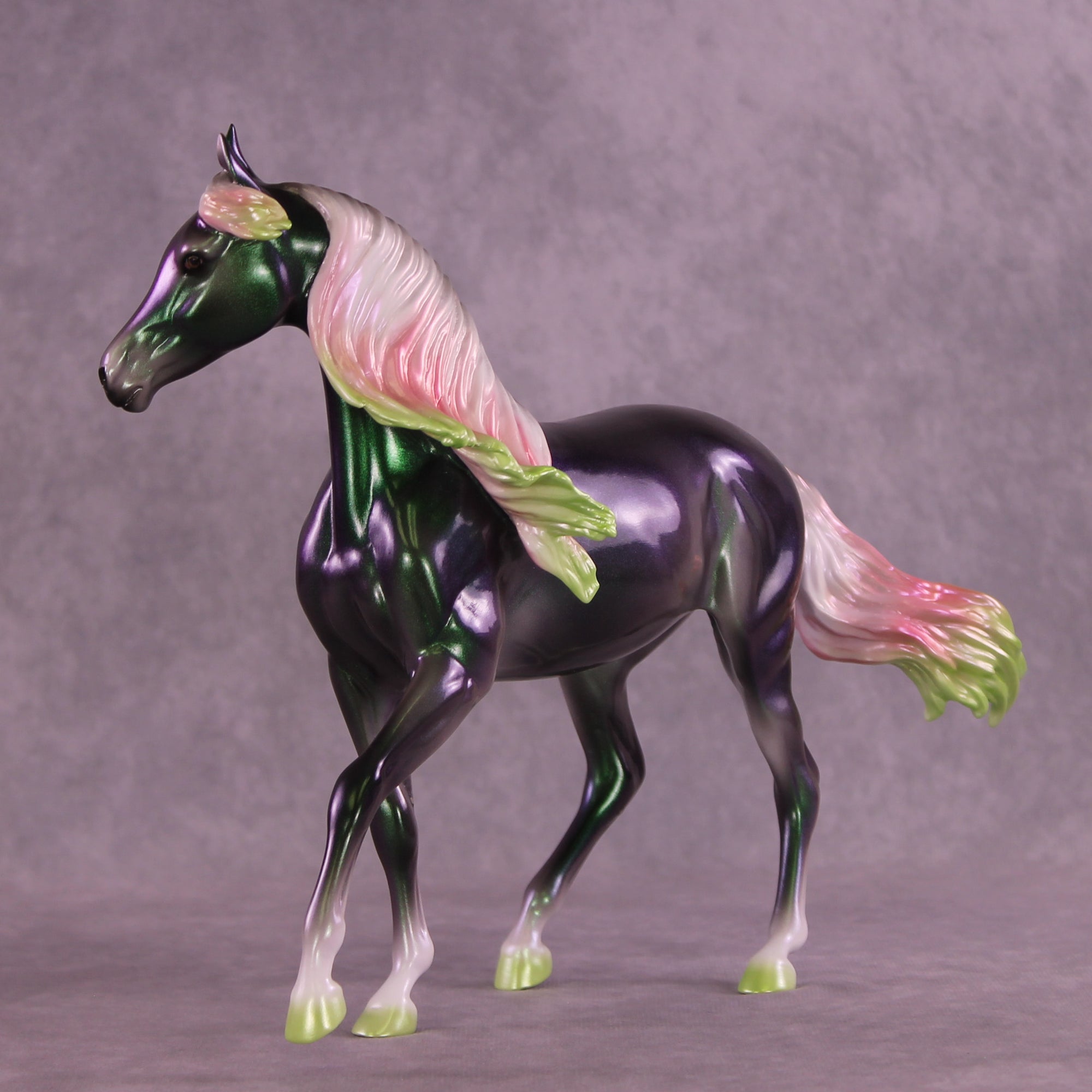 Bauble OOAK FCM Arabian Mare by Ellen Robbins HS25
