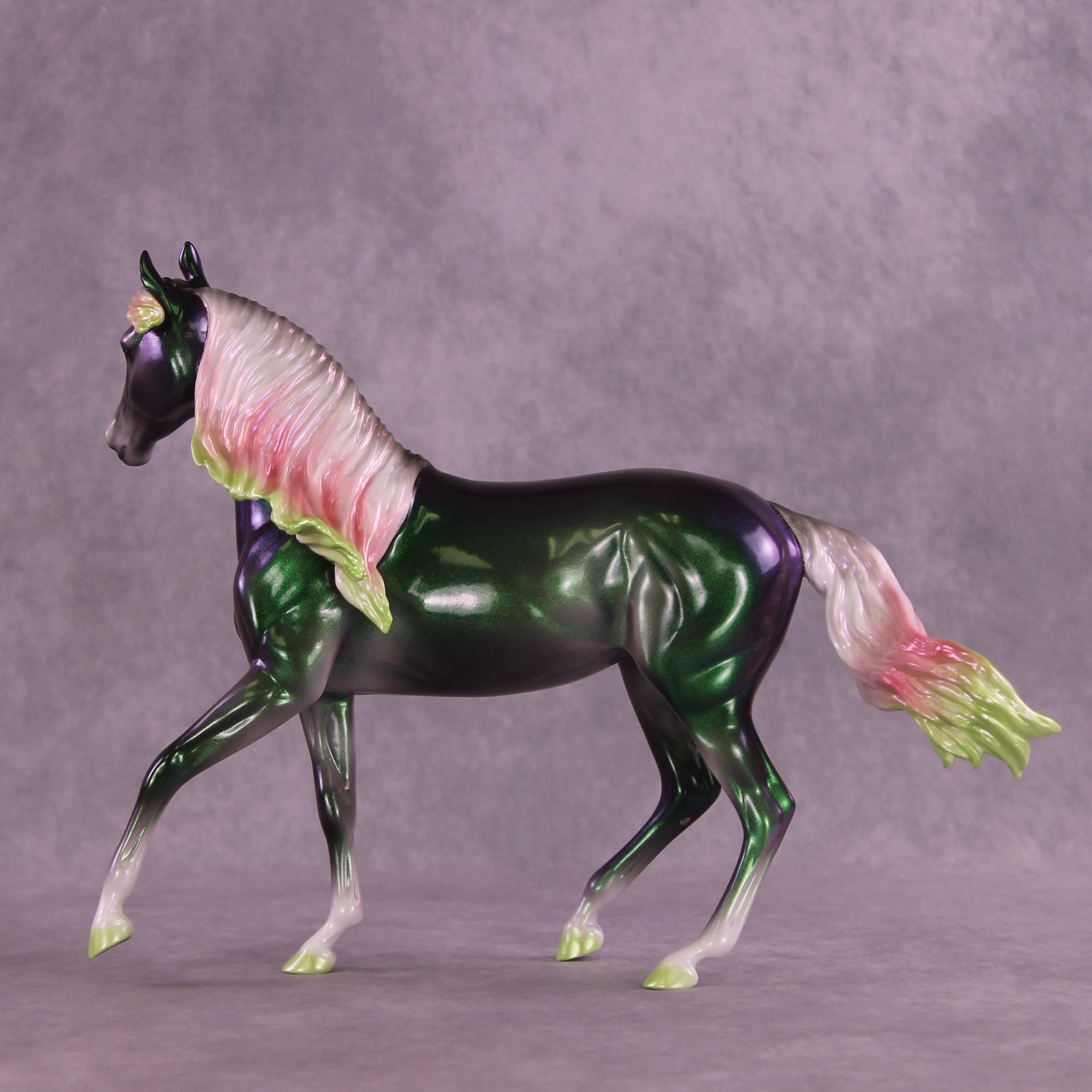 Bauble OOAK FCM Arabian Mare by Ellen Robbins HS25