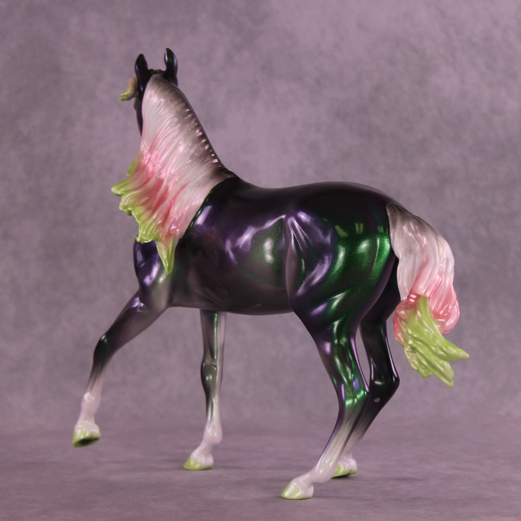 Bauble OOAK FCM Arabian Mare by Ellen Robbins HS25