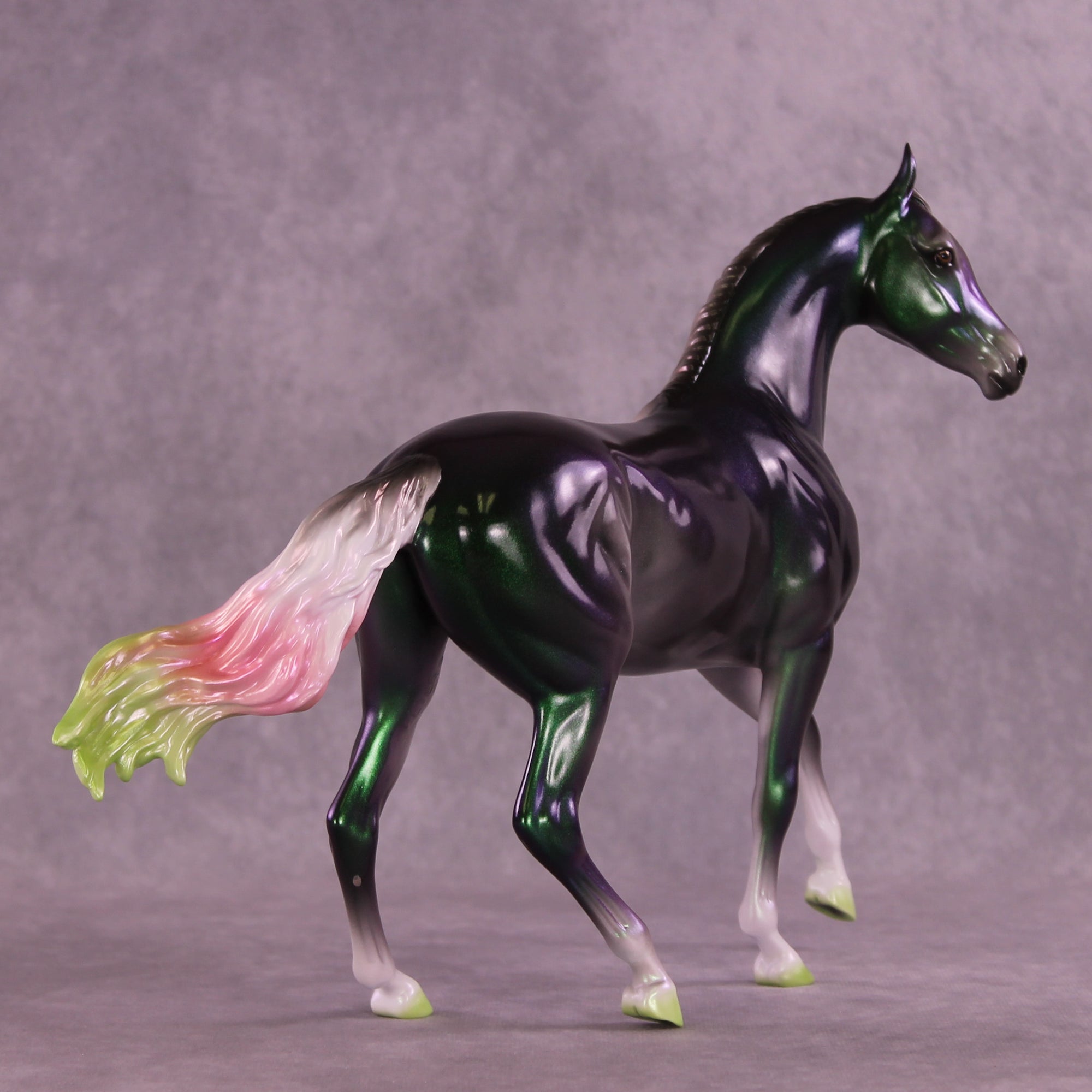 Bauble OOAK FCM Arabian Mare by Ellen Robbins HS25