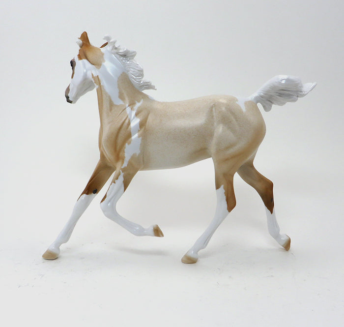 MINTA-PALOMINO ROAN PAINT YEARLING-OOAK 10/9