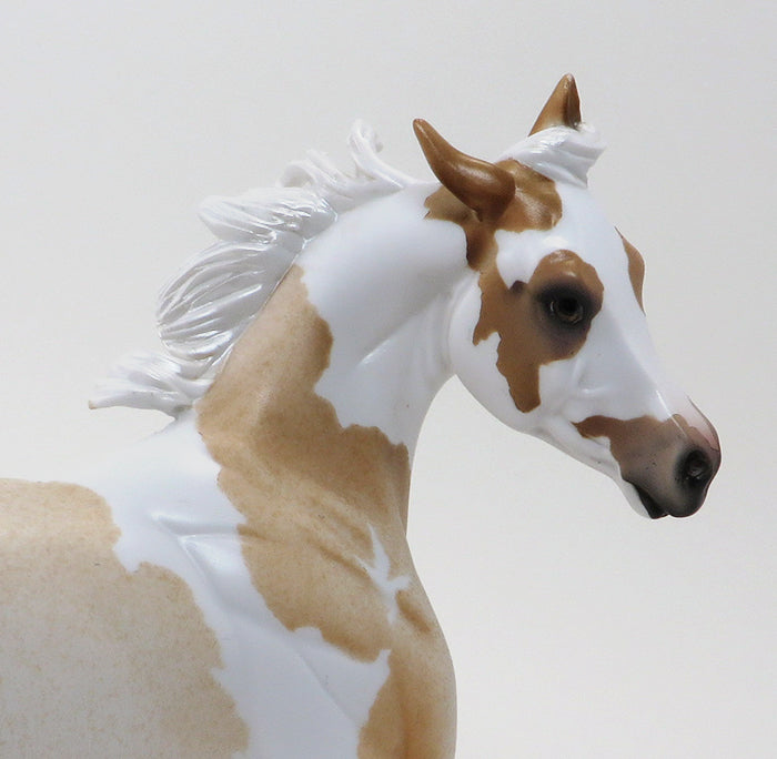 MINTA-PALOMINO ROAN PAINT YEARLING-OOAK 10/9