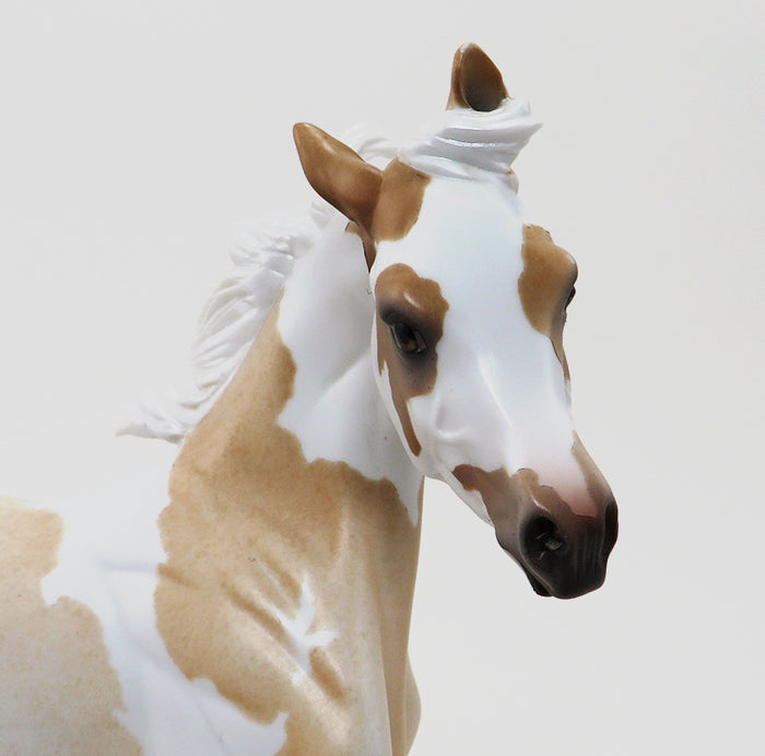 MINTA-PALOMINO ROAN PAINT YEARLING-OOAK 10/9