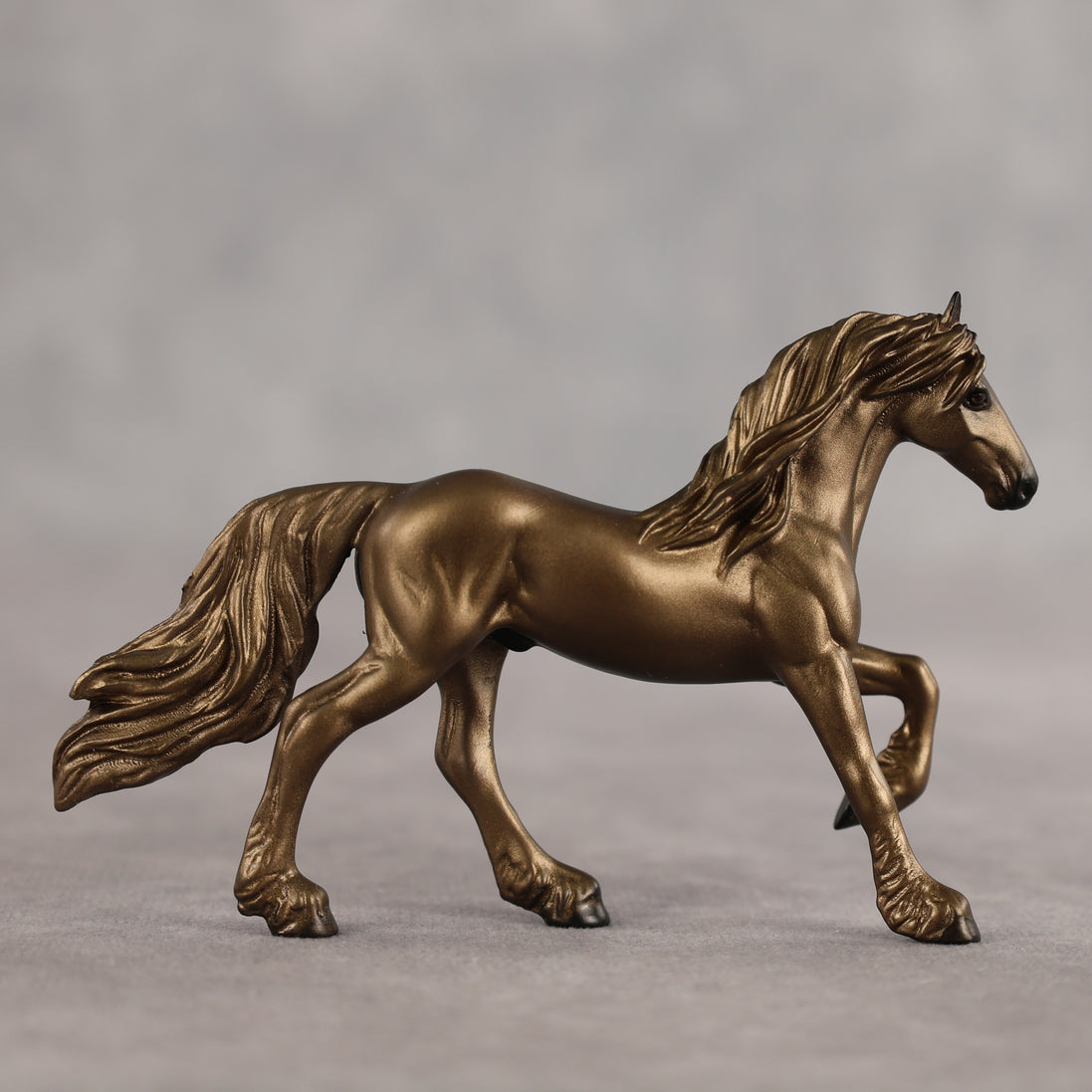 Belgian Chocolate OOAK Chip Friesian by Alex Fortman SCD26