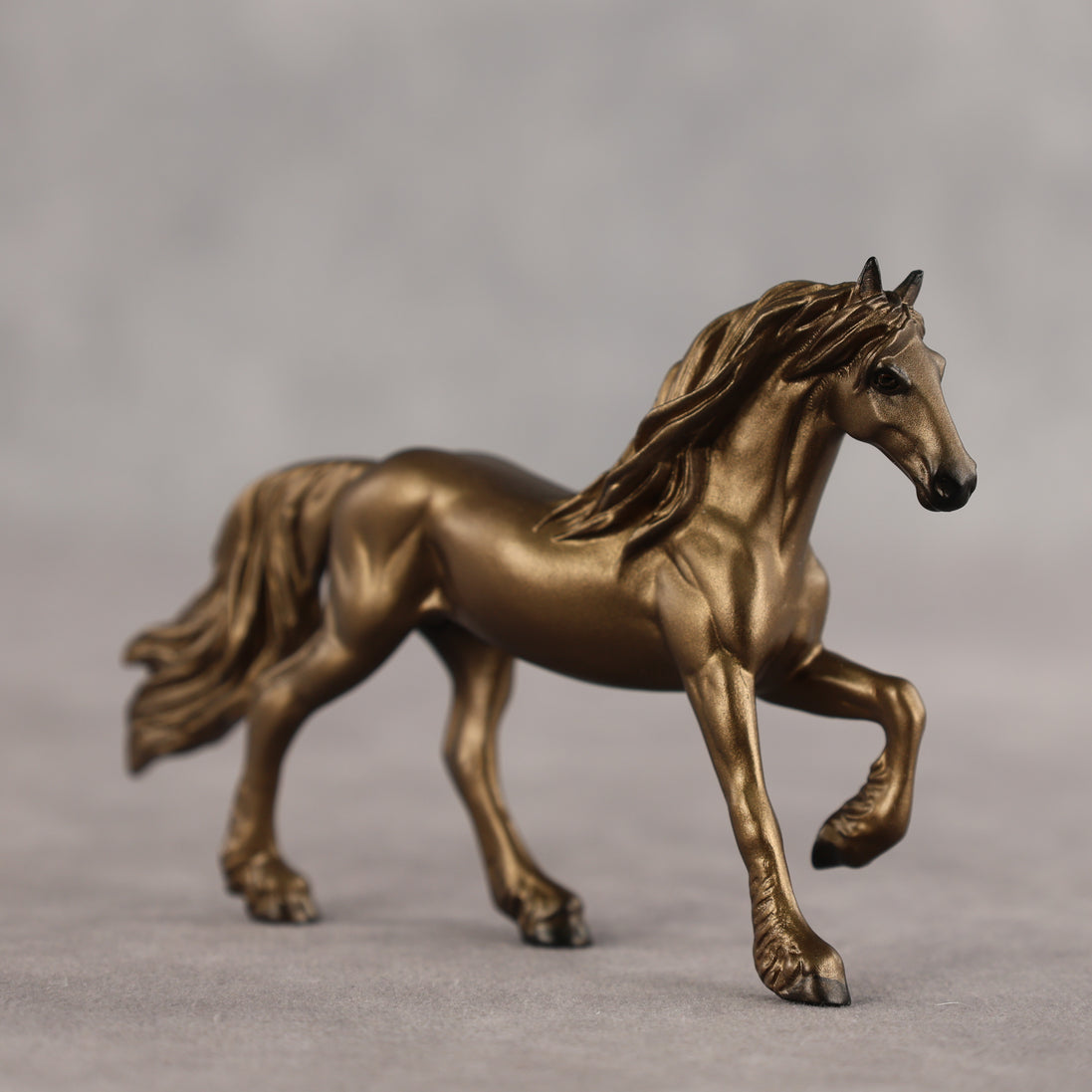 Belgian Chocolate OOAK Chip Friesian by Alex Fortman SCD26