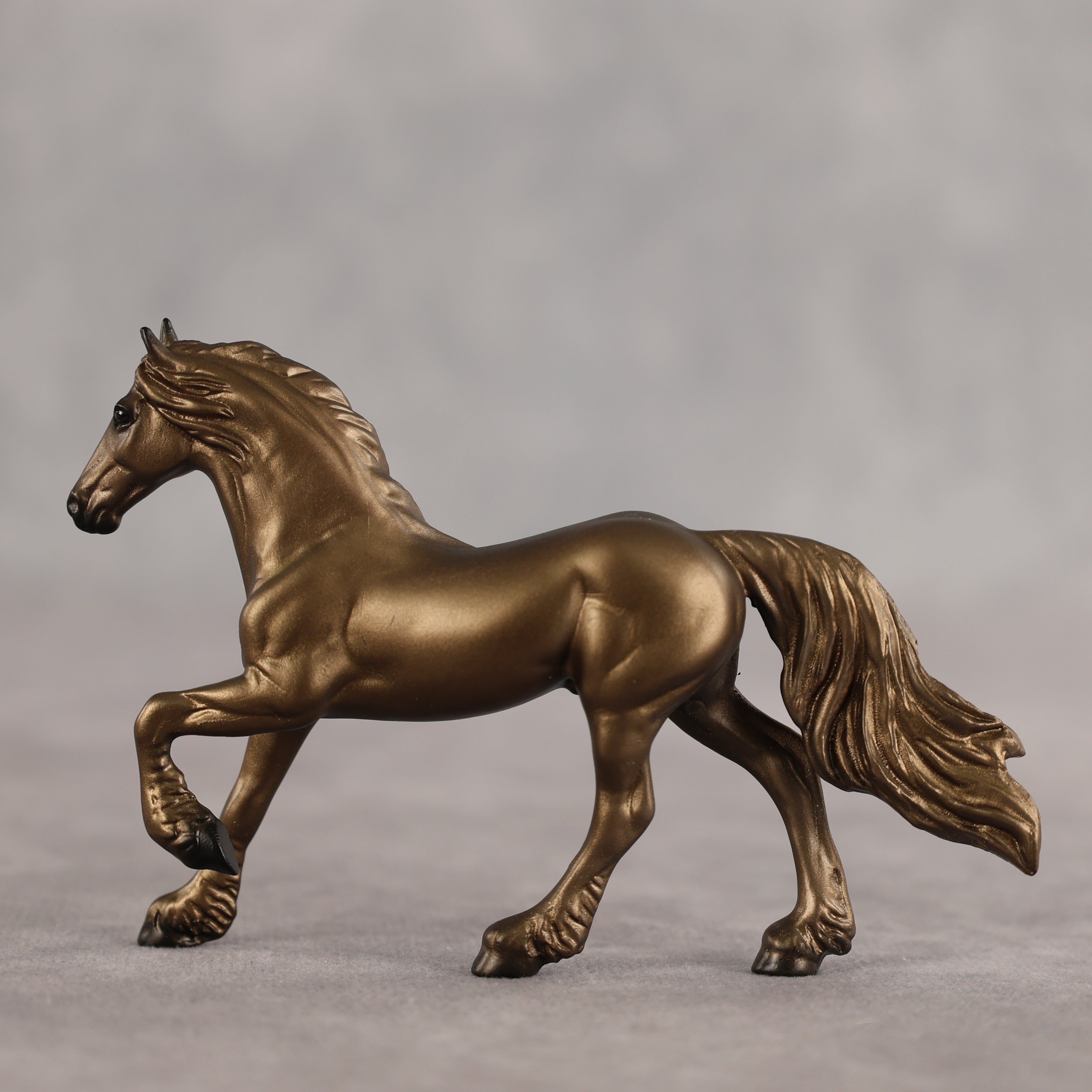 Belgian Chocolate OOAK Chip Friesian by Alex Fortman SCD26