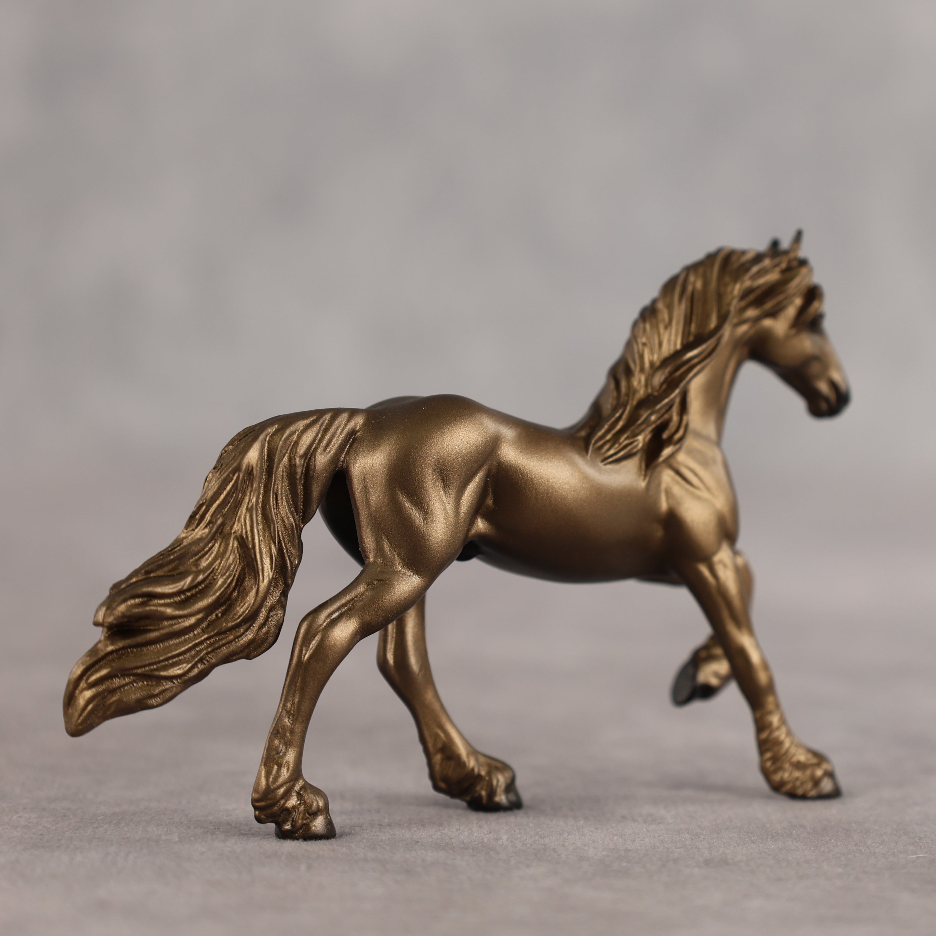 Belgian Chocolate OOAK Chip Friesian by Alex Fortman SCD26