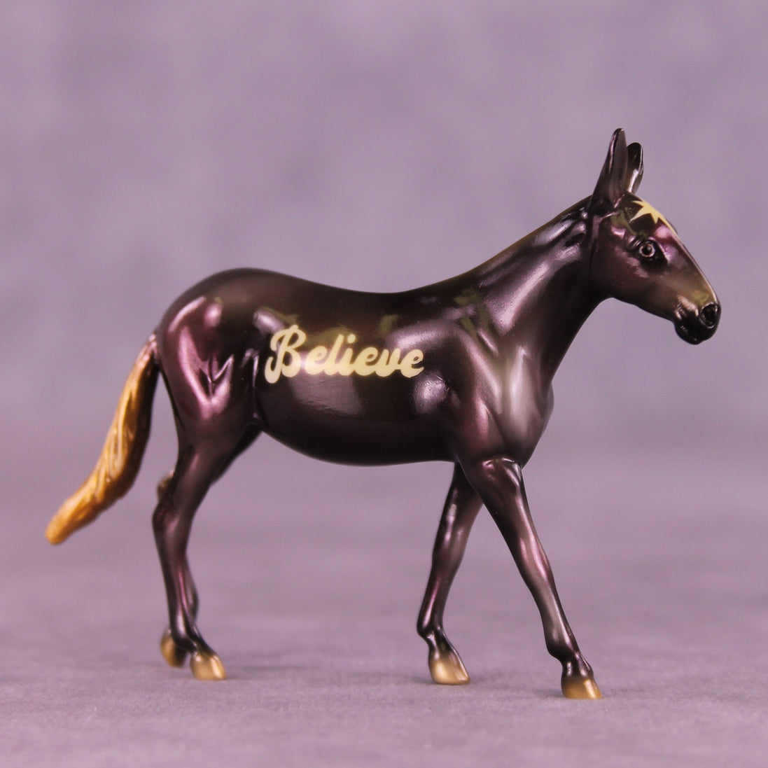 Believe & Shine OOAK Chip Mule by Enrique Duarte HS25