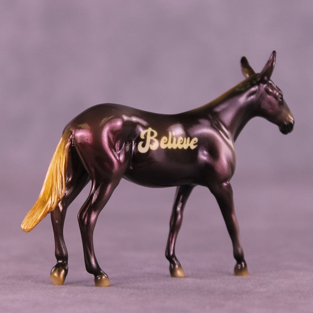 Believe & Shine OOAK Chip Mule by Enrique Duarte HS25