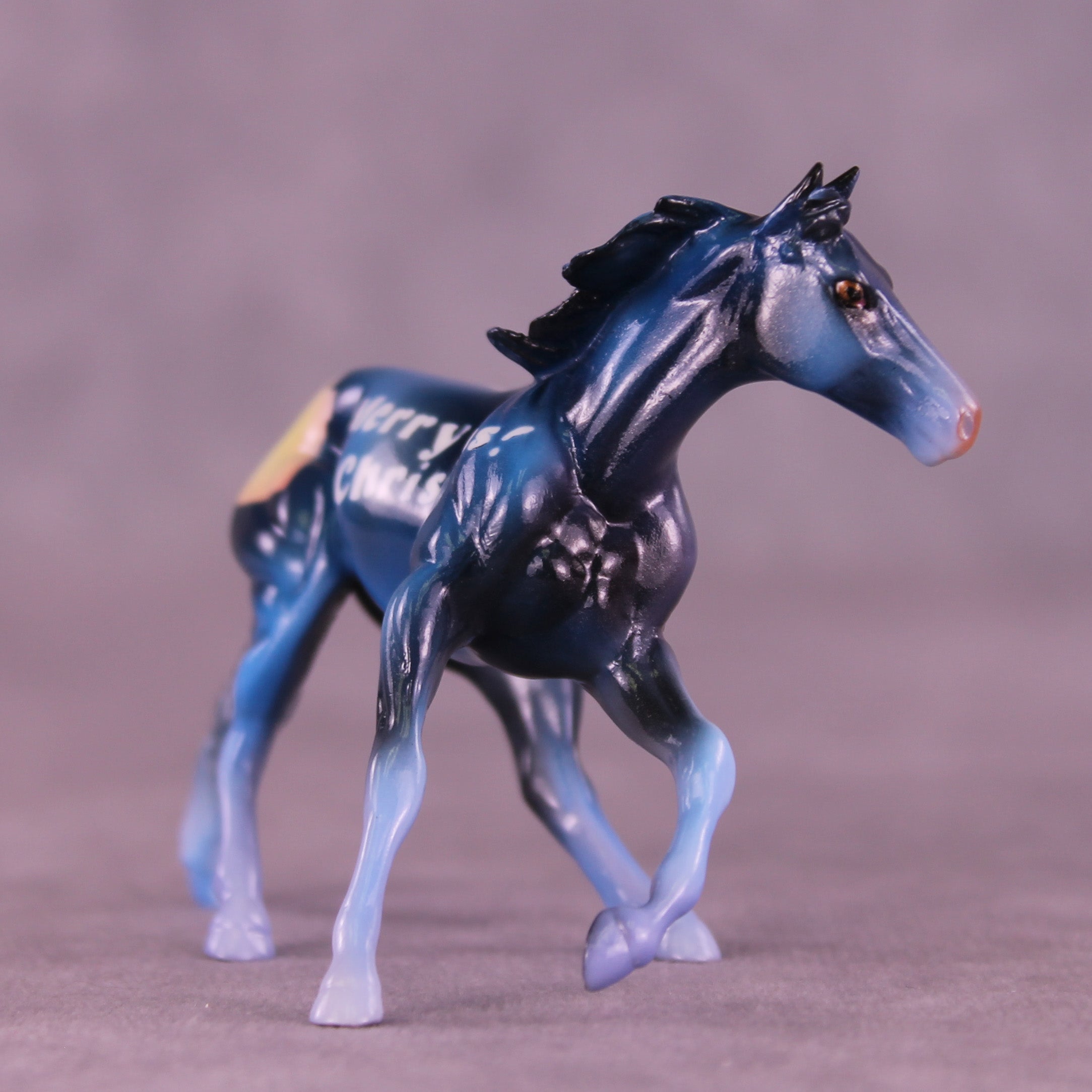 Believe in Light OOAK Chip Cutting Horse by Enrique Duarte HS25
