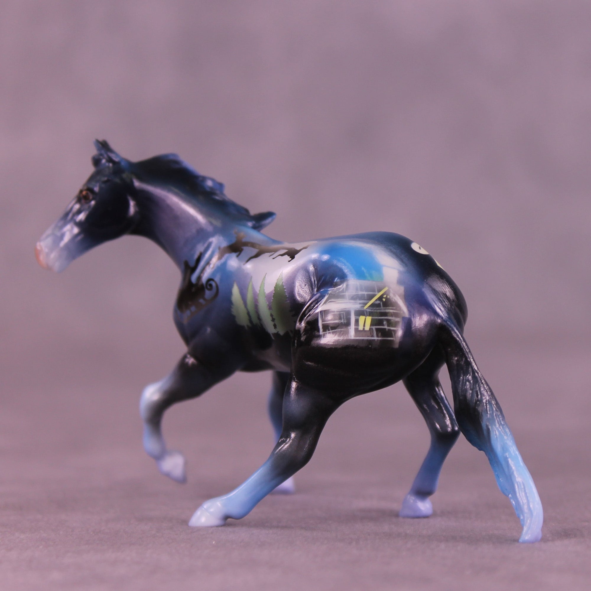 Believe in Light OOAK Chip Cutting Horse by Enrique Duarte HS25