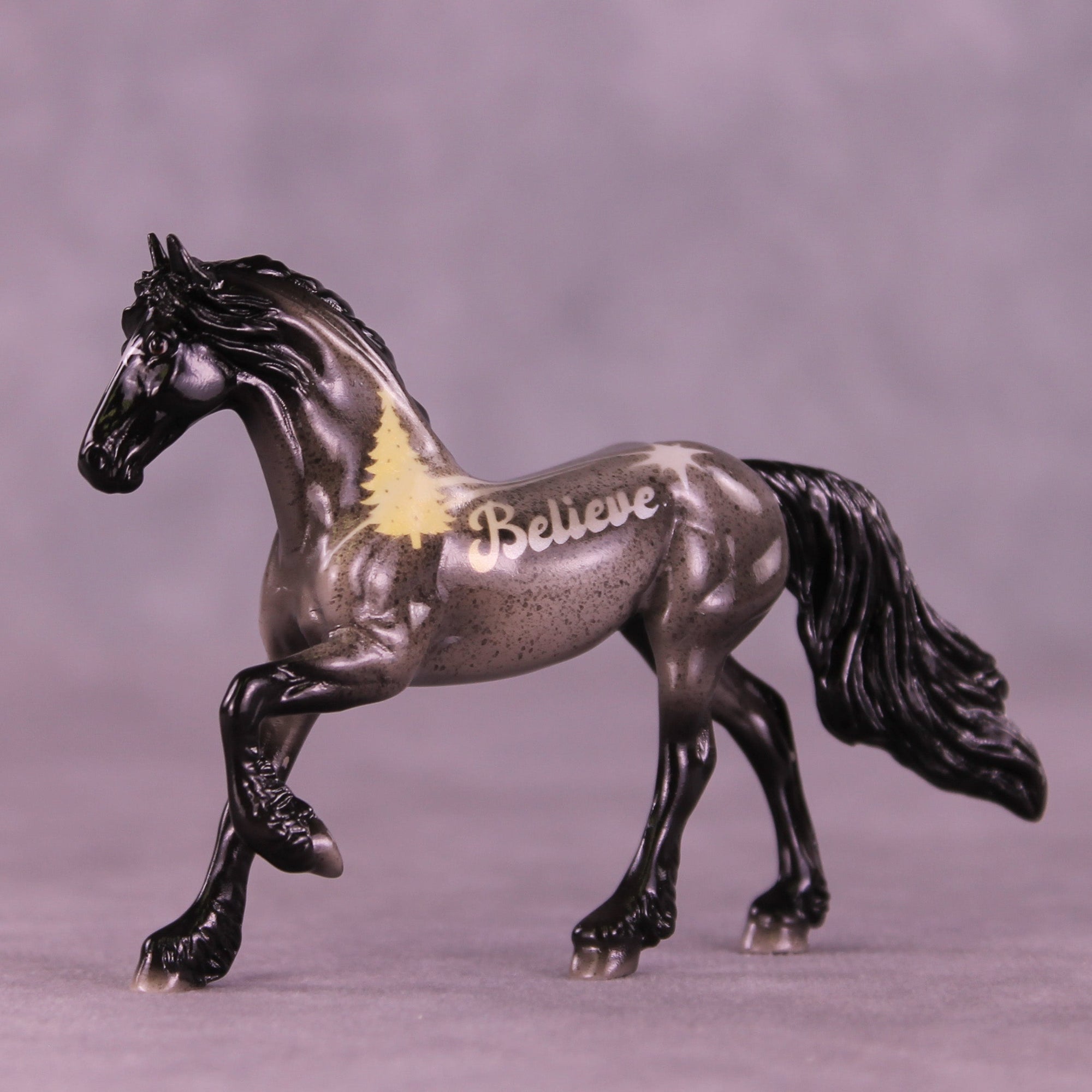 Believe in Magic OOAK Chip Friesian by Enrique Duarte HS25