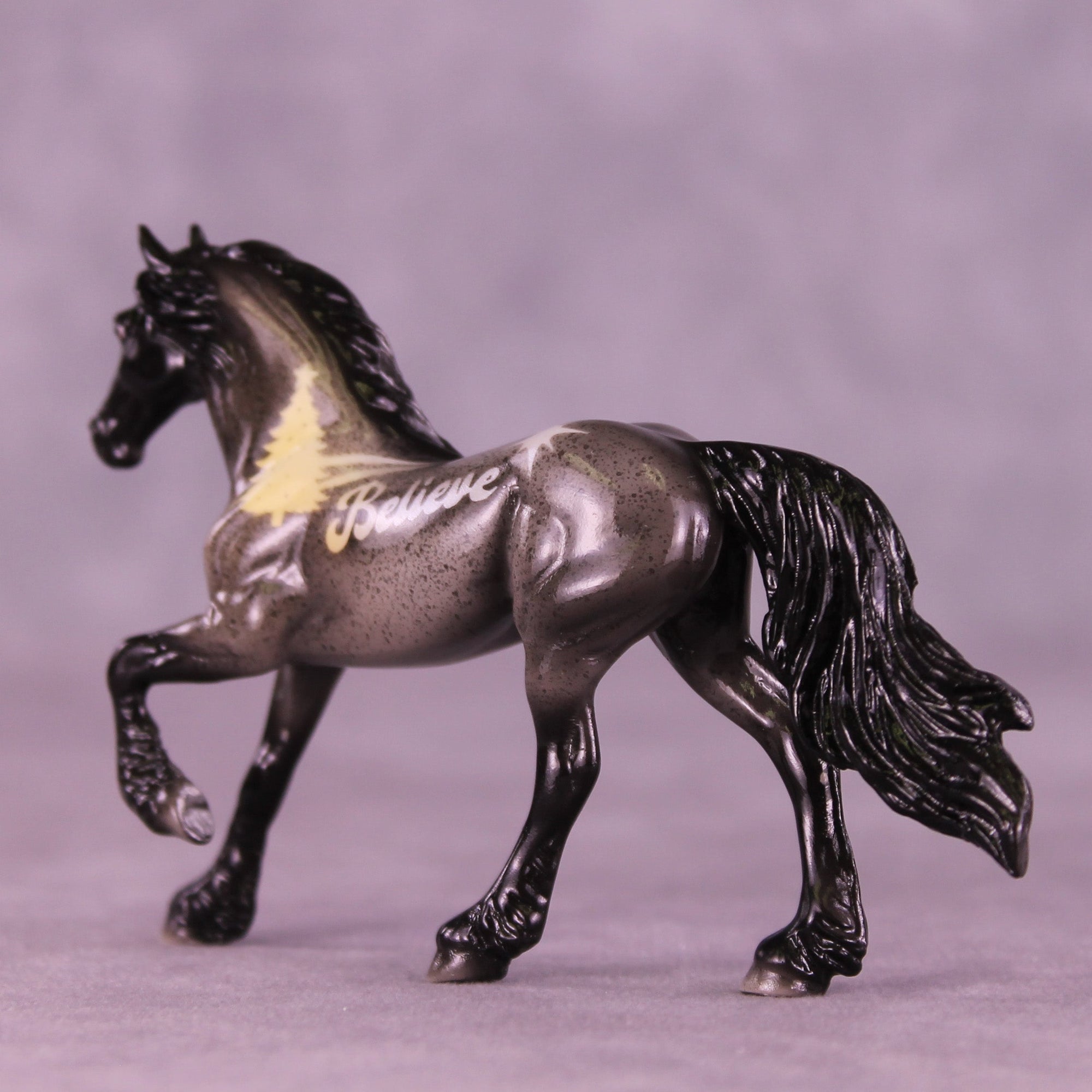 Believe in Magic OOAK Chip Friesian by Enrique Duarte HS25