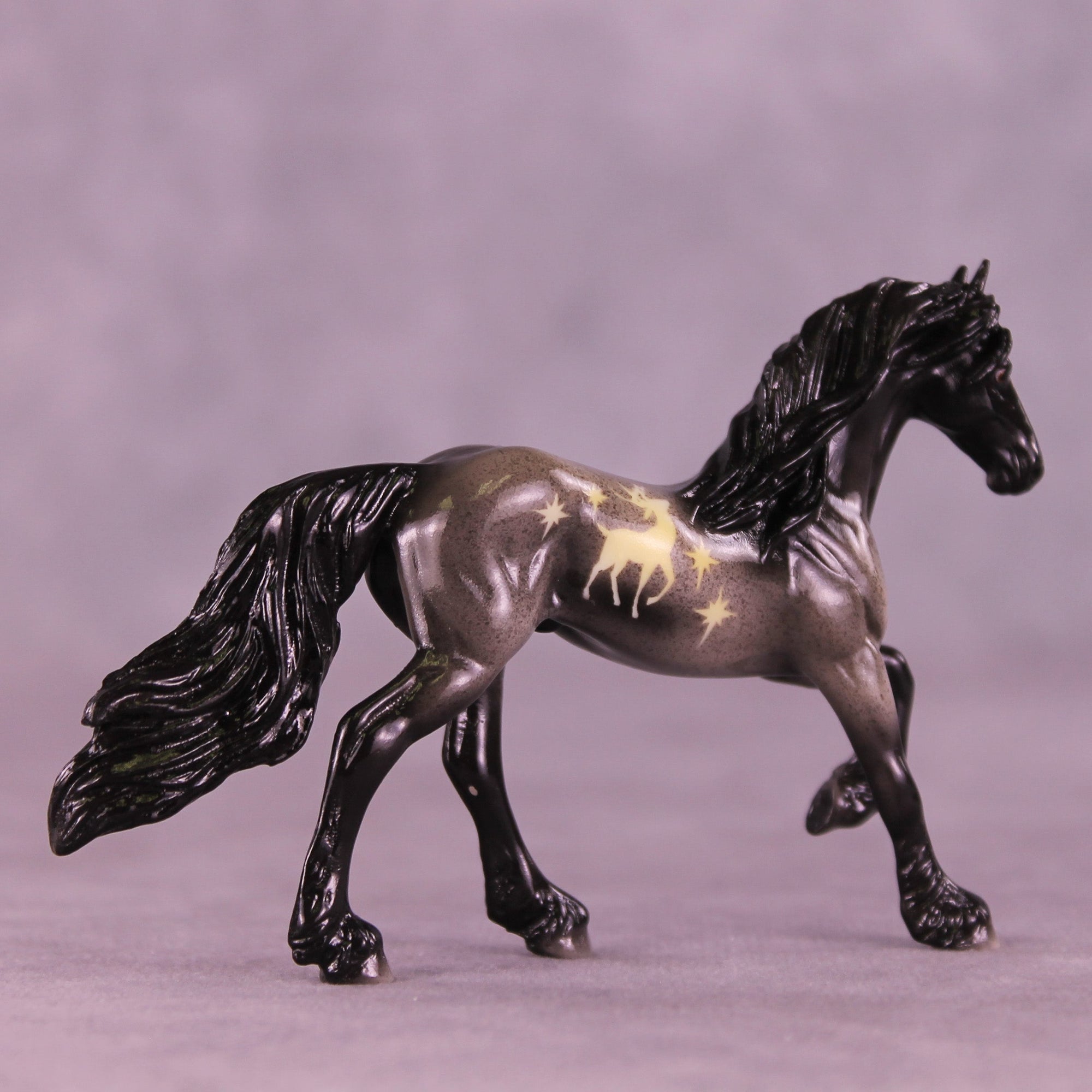 Believe in Magic OOAK Chip Friesian by Enrique Duarte HS25