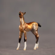 Bell OOAK Chip Foal by Dawn Quick EQ26