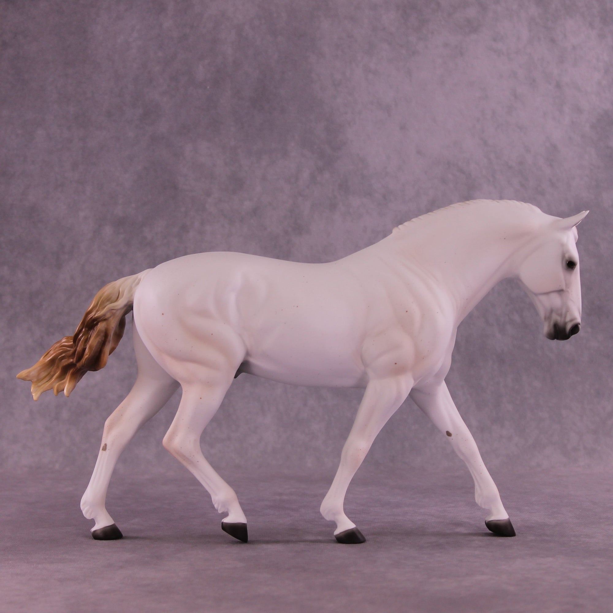 Bisque It OOAK FCM Irish Draught by Ellen Robbins HS25