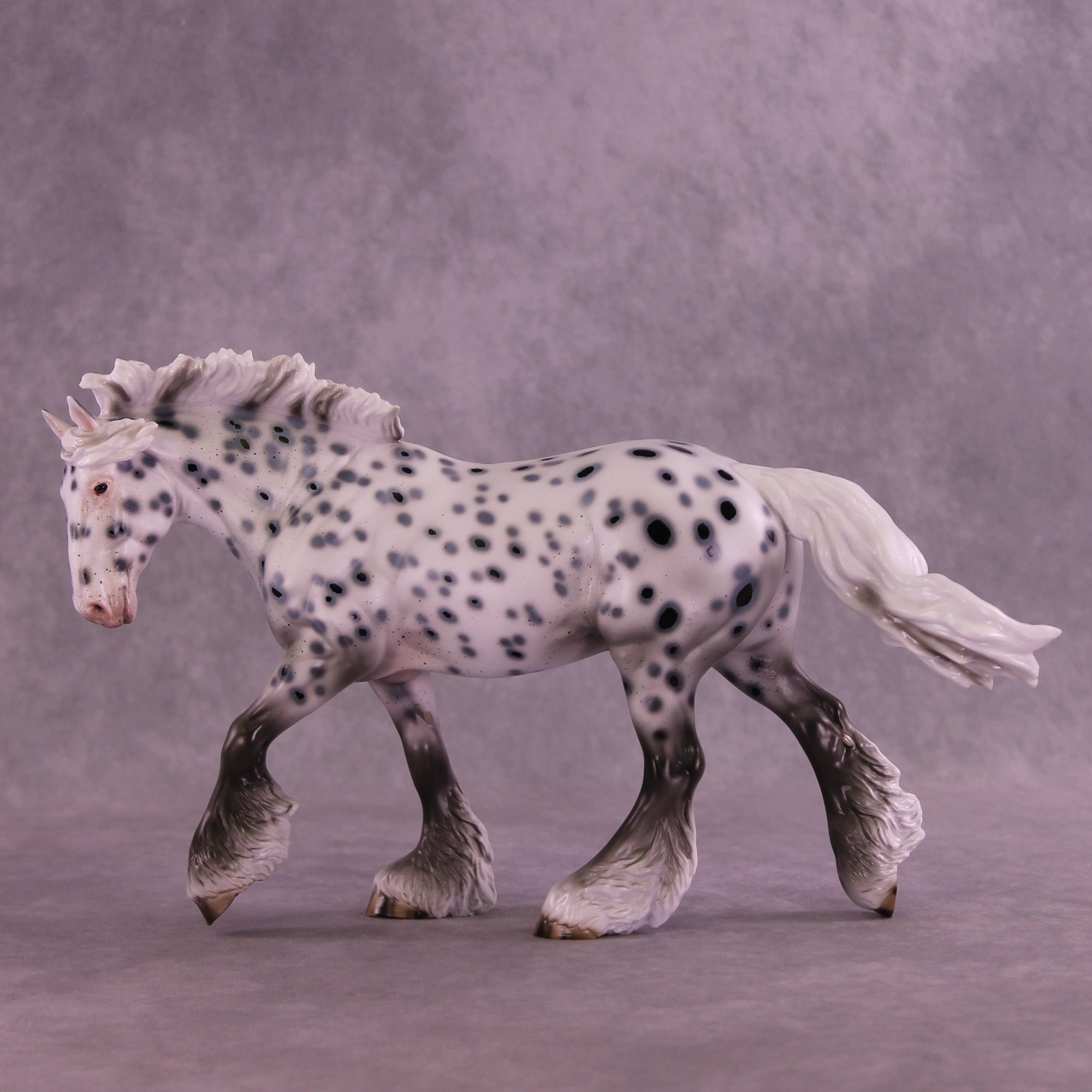 Blizzard Wizzard OOAK FCM Irish Cob by Ellen Robbins HS25