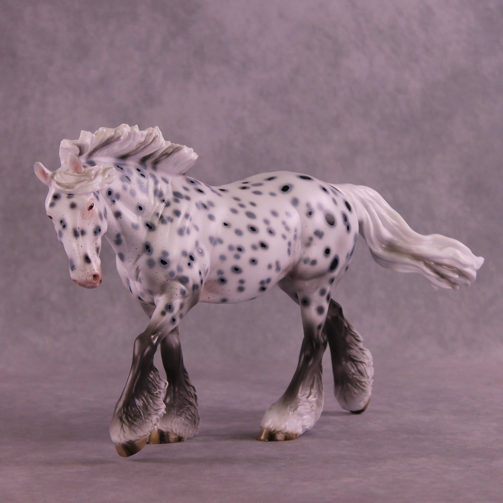 Blizzard Wizzard OOAK FCM Irish Cob by Ellen Robbins HS25