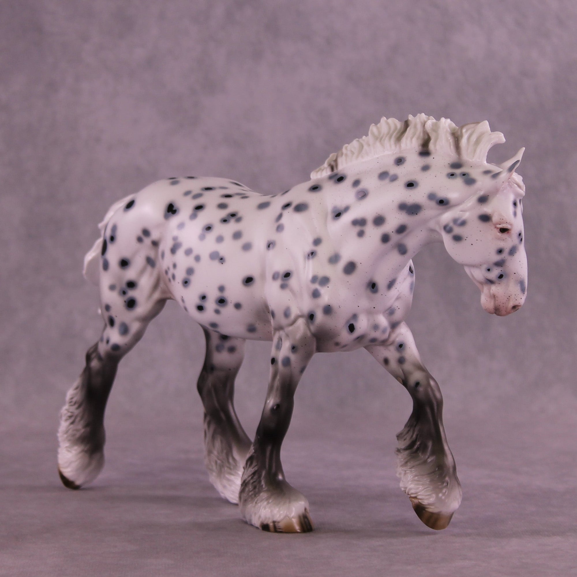 Blizzard Wizzard OOAK FCM Irish Cob by Ellen Robbins HS25