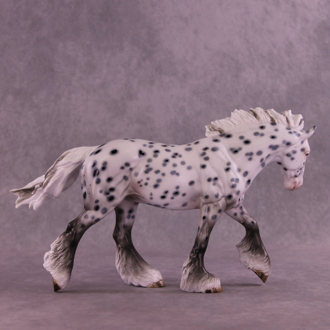 Blizzard Wizzard OOAK FCM Irish Cob by Ellen Robbins HS25