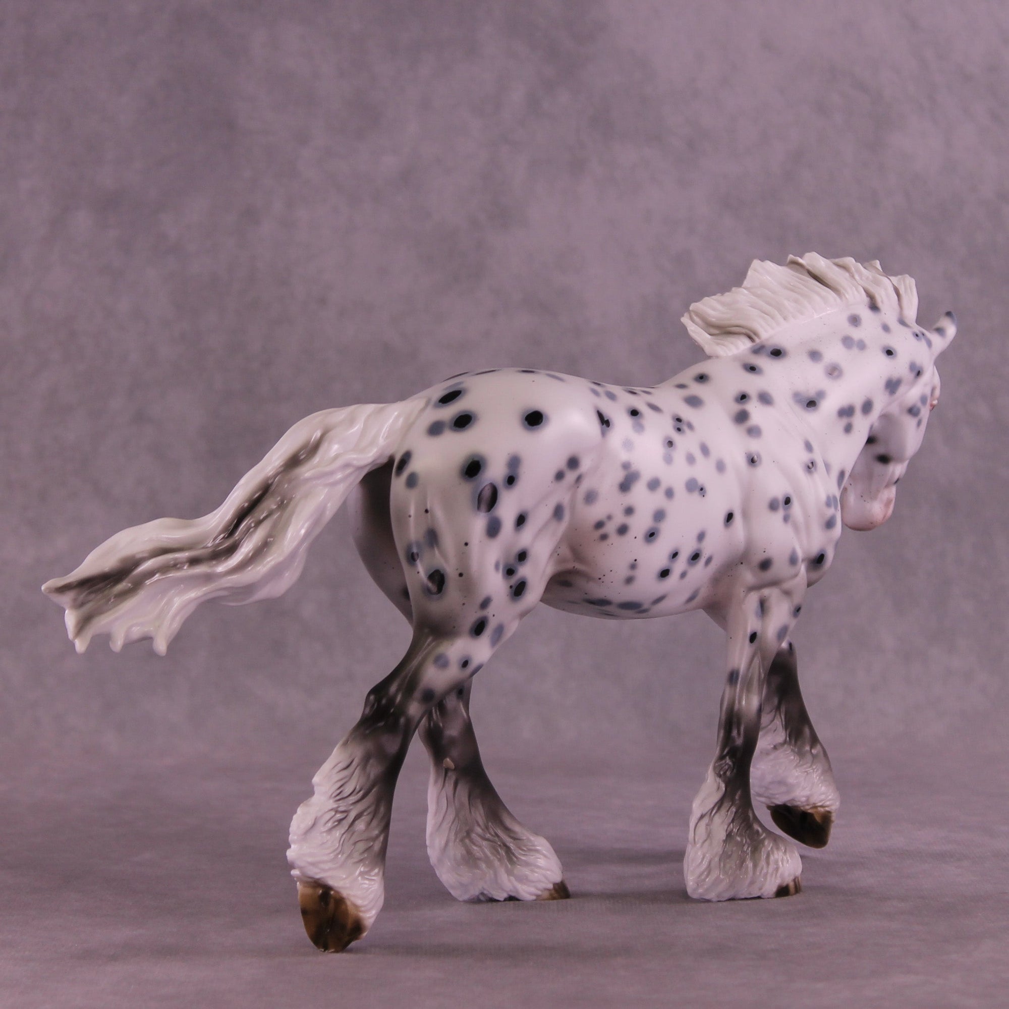 Blizzard Wizzard OOAK FCM Irish Cob by Ellen Robbins HS25