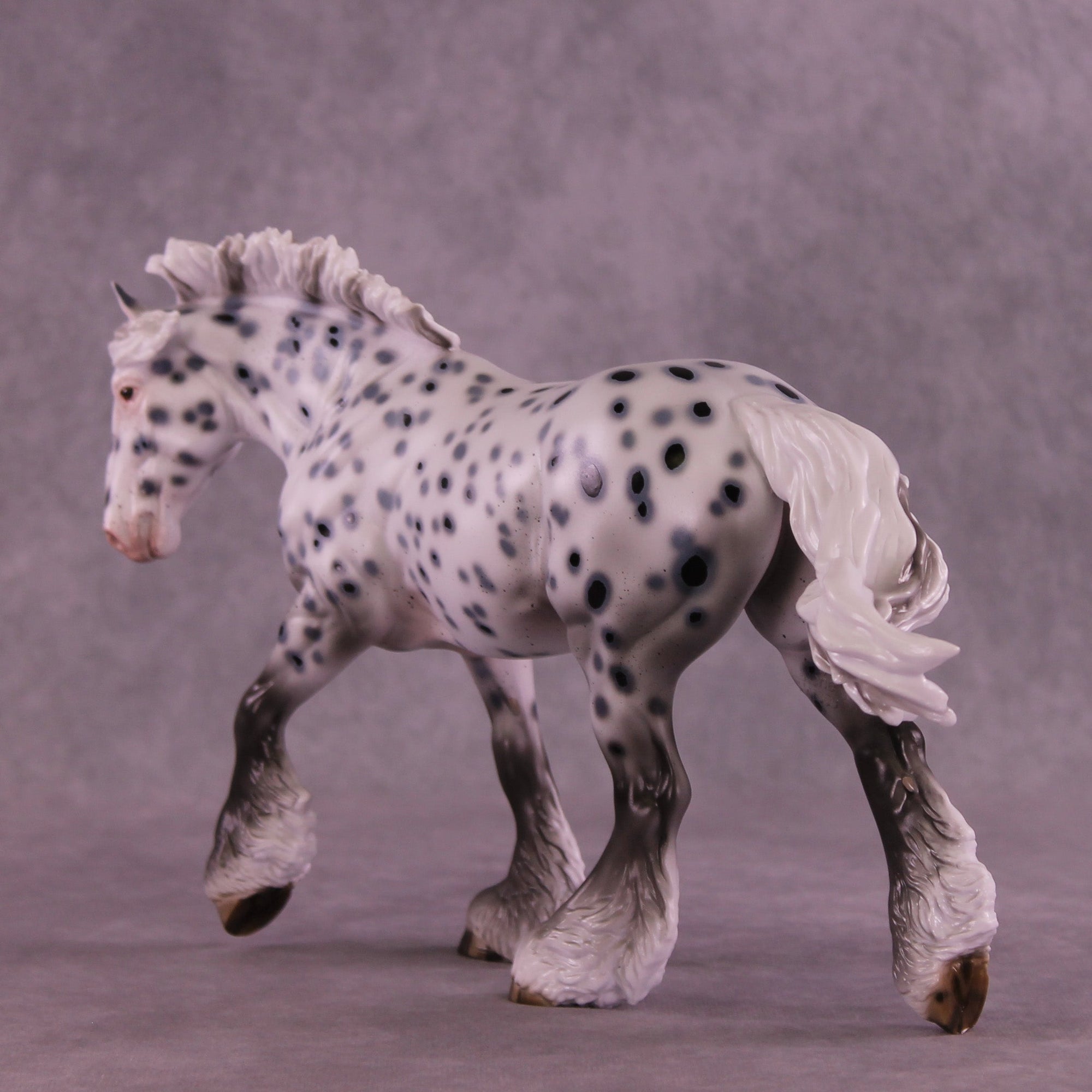 Blizzard Wizzard OOAK FCM Irish Cob by Ellen Robbins HS25