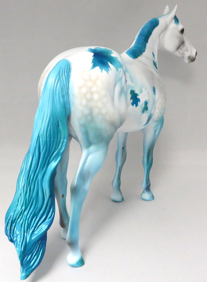 BLU SKYE-OOAK FALL DECORATOR ISH MODEL HORSE BY DAWN QUICK 9/7