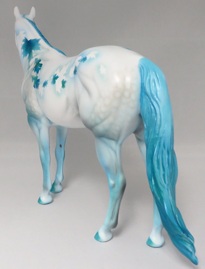 BLU SKYE-OOAK FALL DECORATOR ISH MODEL HORSE BY DAWN QUICK 9/7
