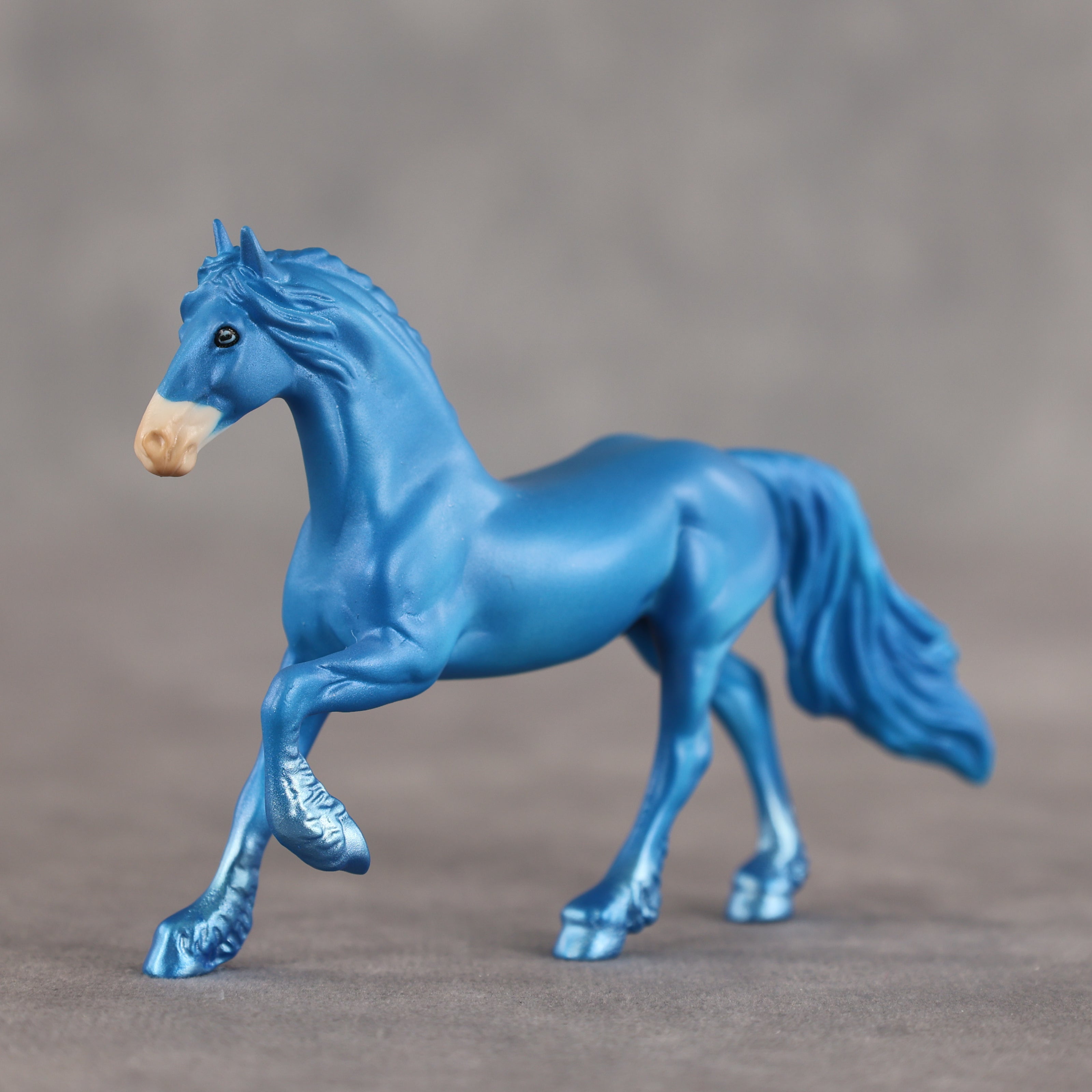 Blue Raspberry OOAK Chip Friesian by Alex Fortman SCD26