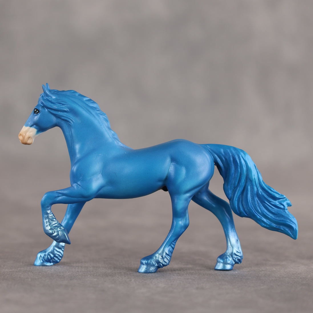 Blue Raspberry OOAK Chip Friesian by Alex Fortman SCD26