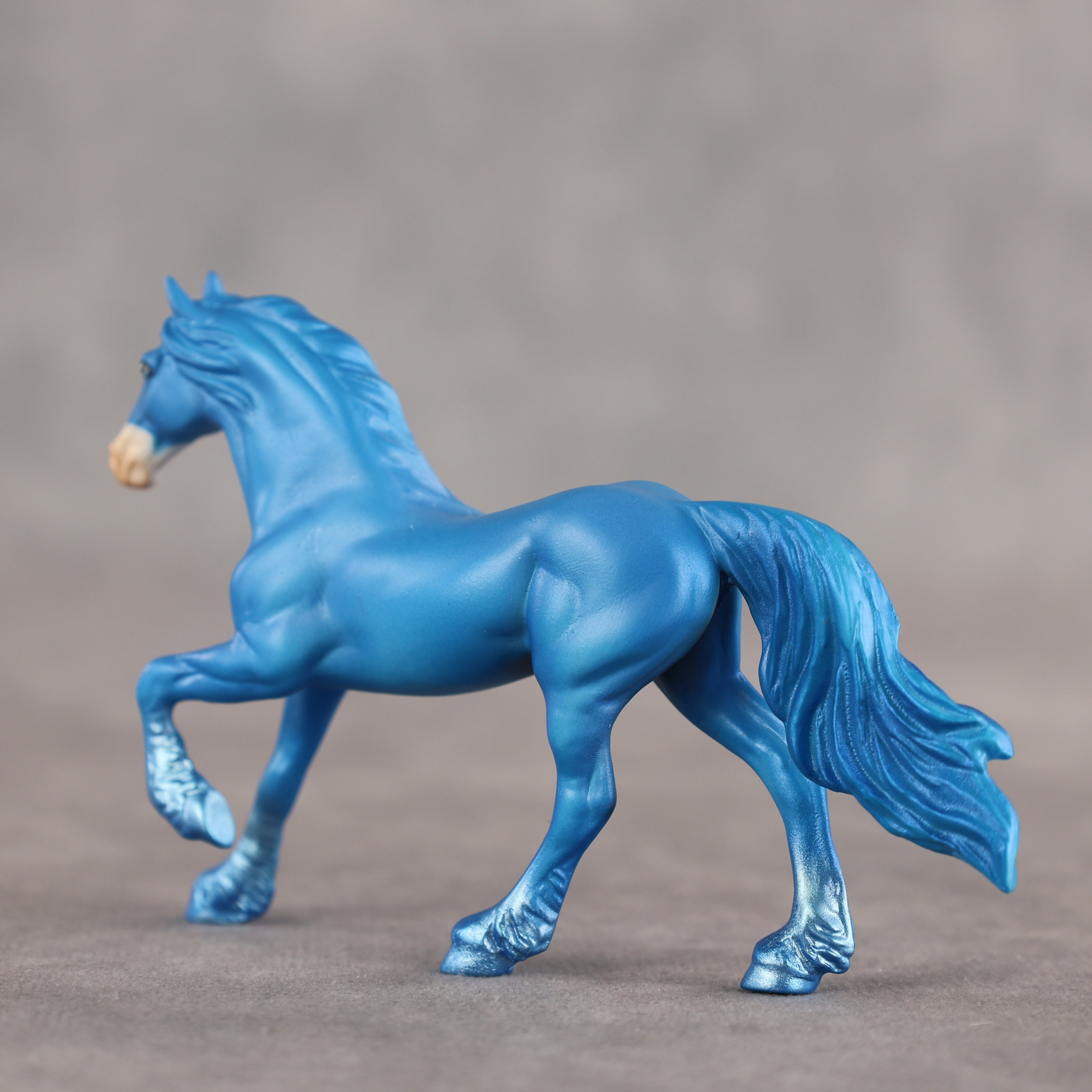 Blue Raspberry OOAK Chip Friesian by Alex Fortman SCD26