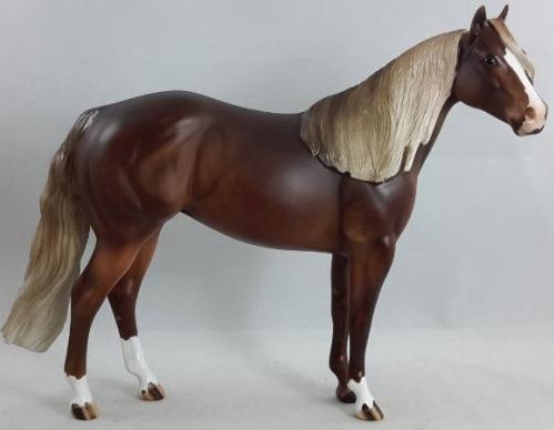 BROWN NOSER - OOAK Sorrel Stock Horse