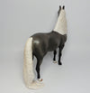 BRUNO-OOAK DAPPLE GREY PUDDLE TAIL WITH LONG MANE MORGAN EQ 2017