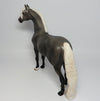 BRUNO-OOAK DAPPLE GREY PUDDLE TAIL WITH LONG MANE MORGAN EQ 2017