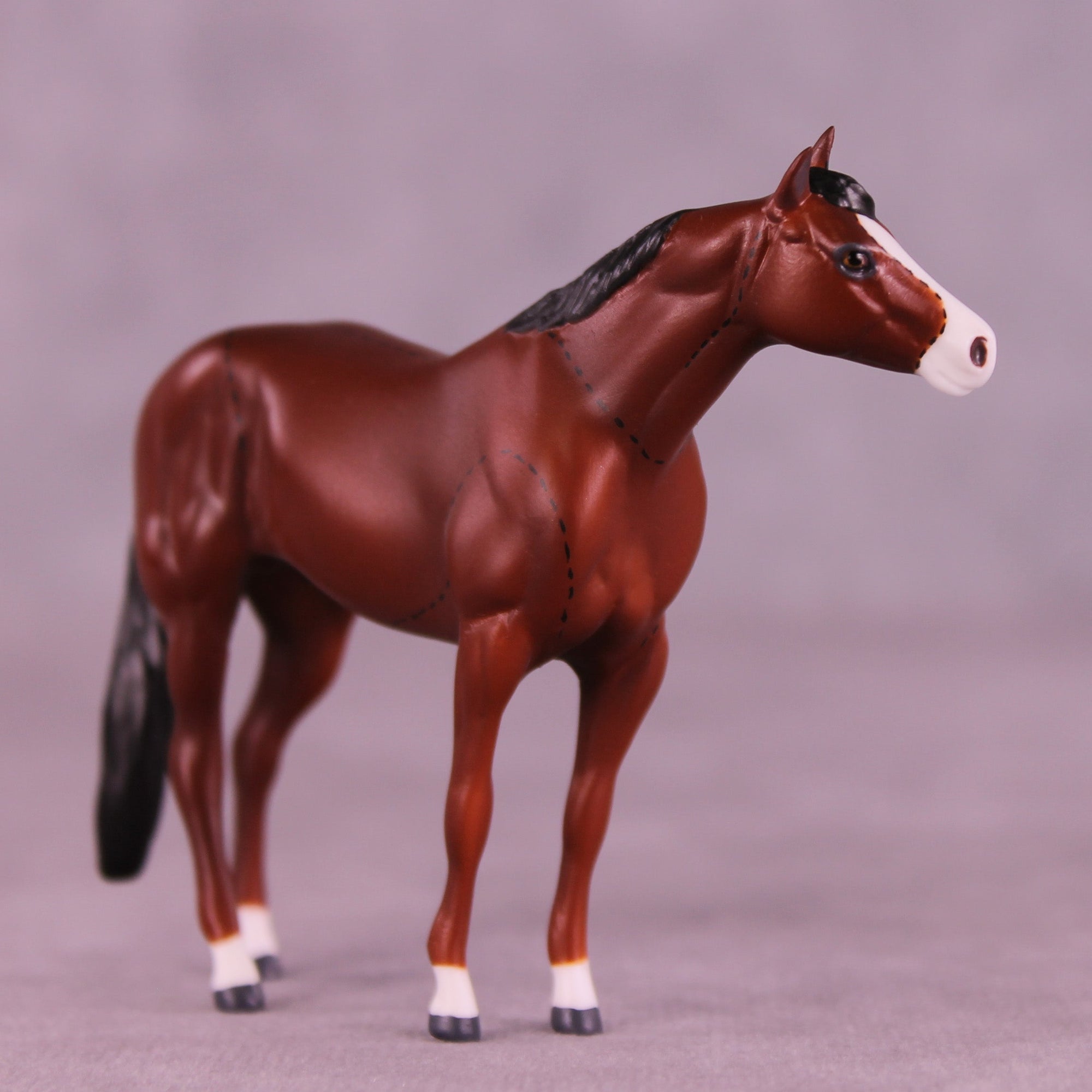 Build-A-Bay OOAK Chip Stock Horse by Jess Hamill MS25