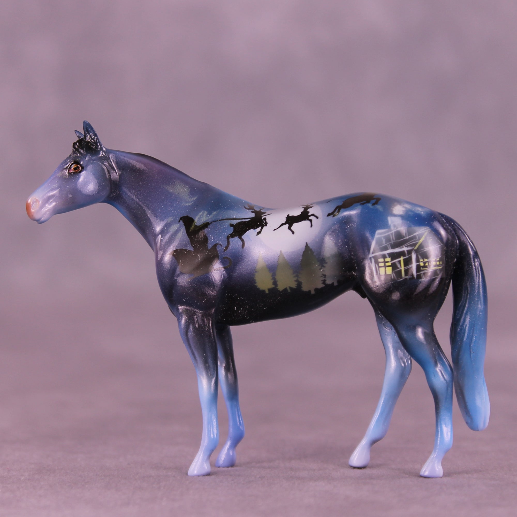 Bumble Frostwhip OOAK Chip Stock Horse by Enrique Duarte HS25