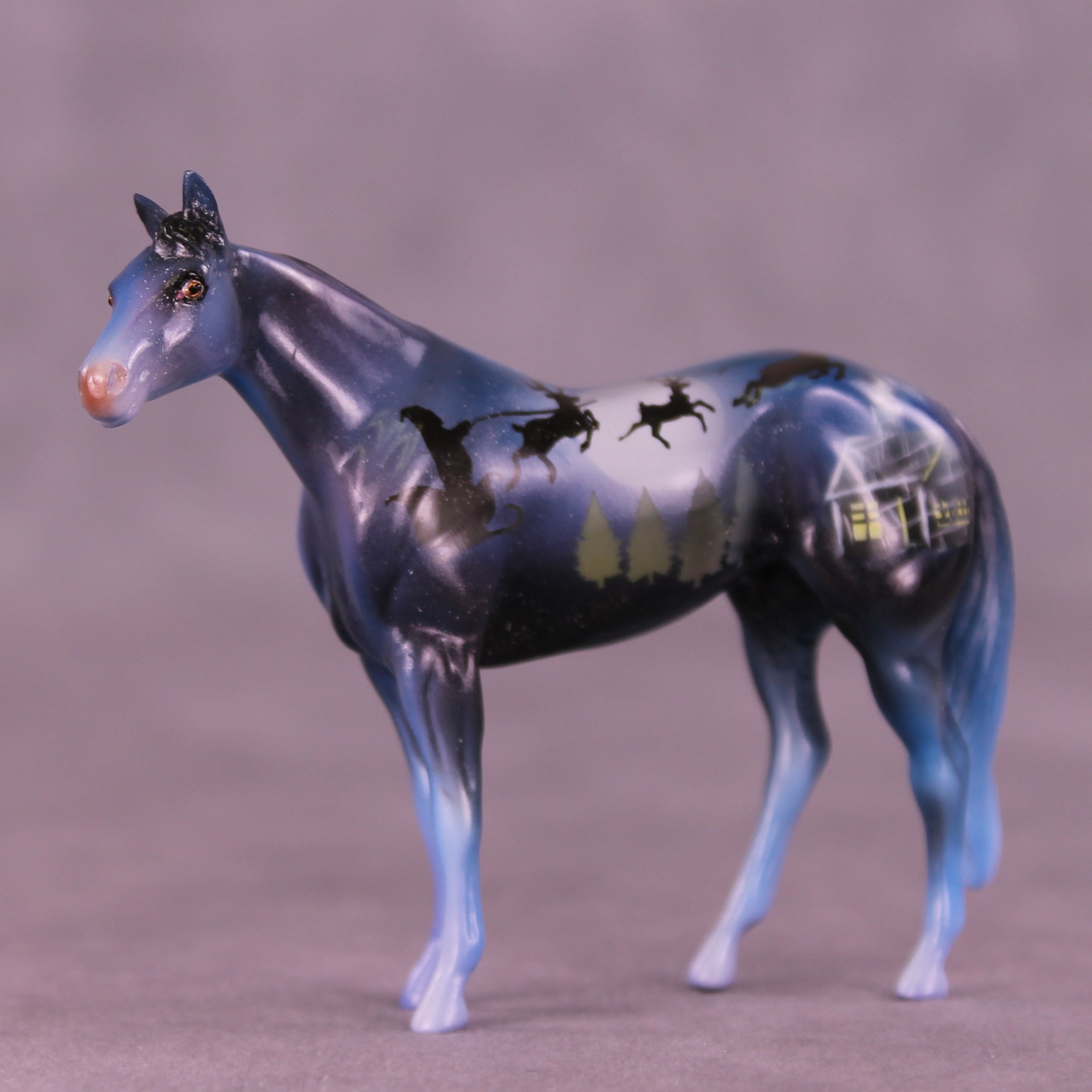 Bumble Frostwhip OOAK Chip Stock Horse by Enrique Duarte HS25
