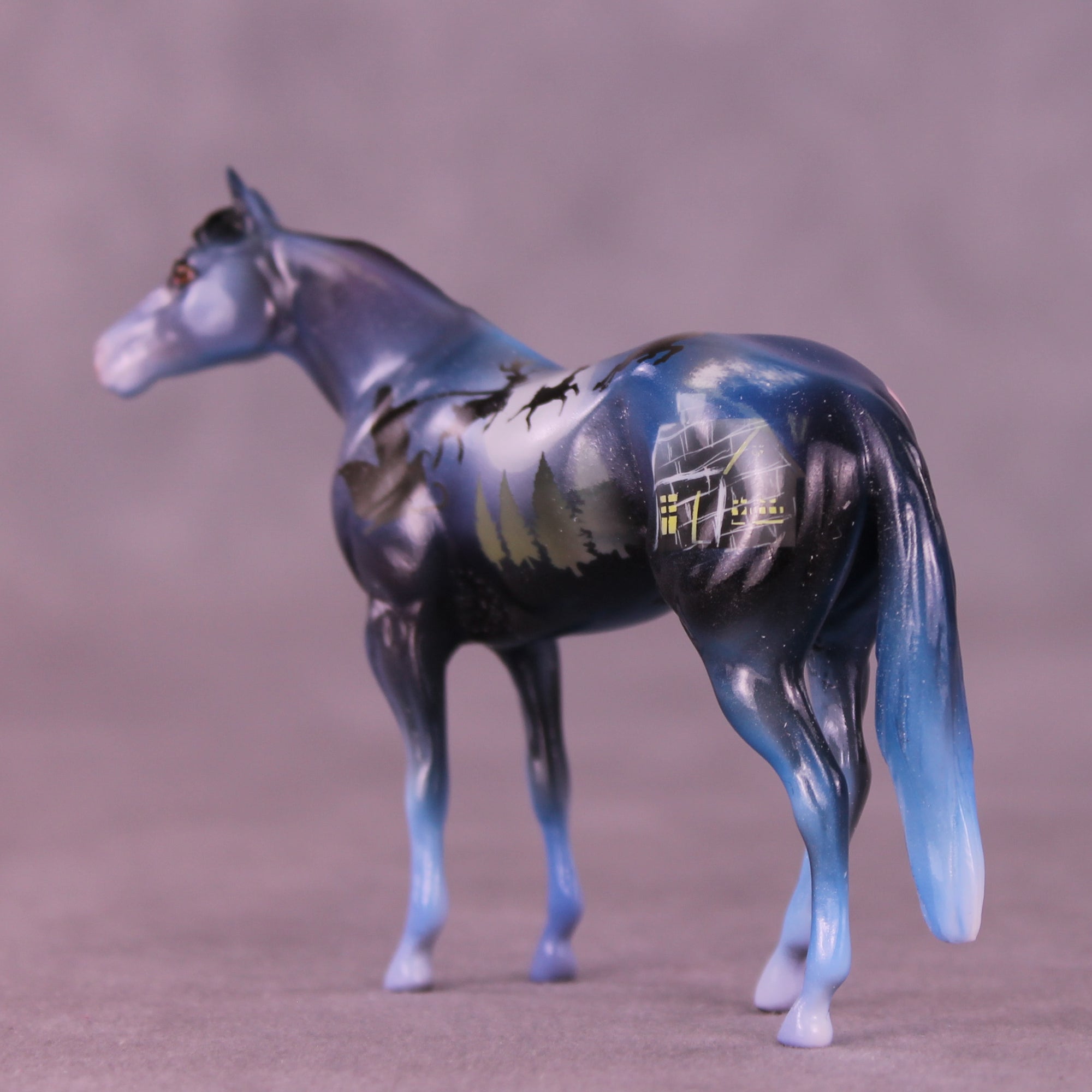 Bumble Frostwhip OOAK Chip Stock Horse by Enrique Duarte HS25